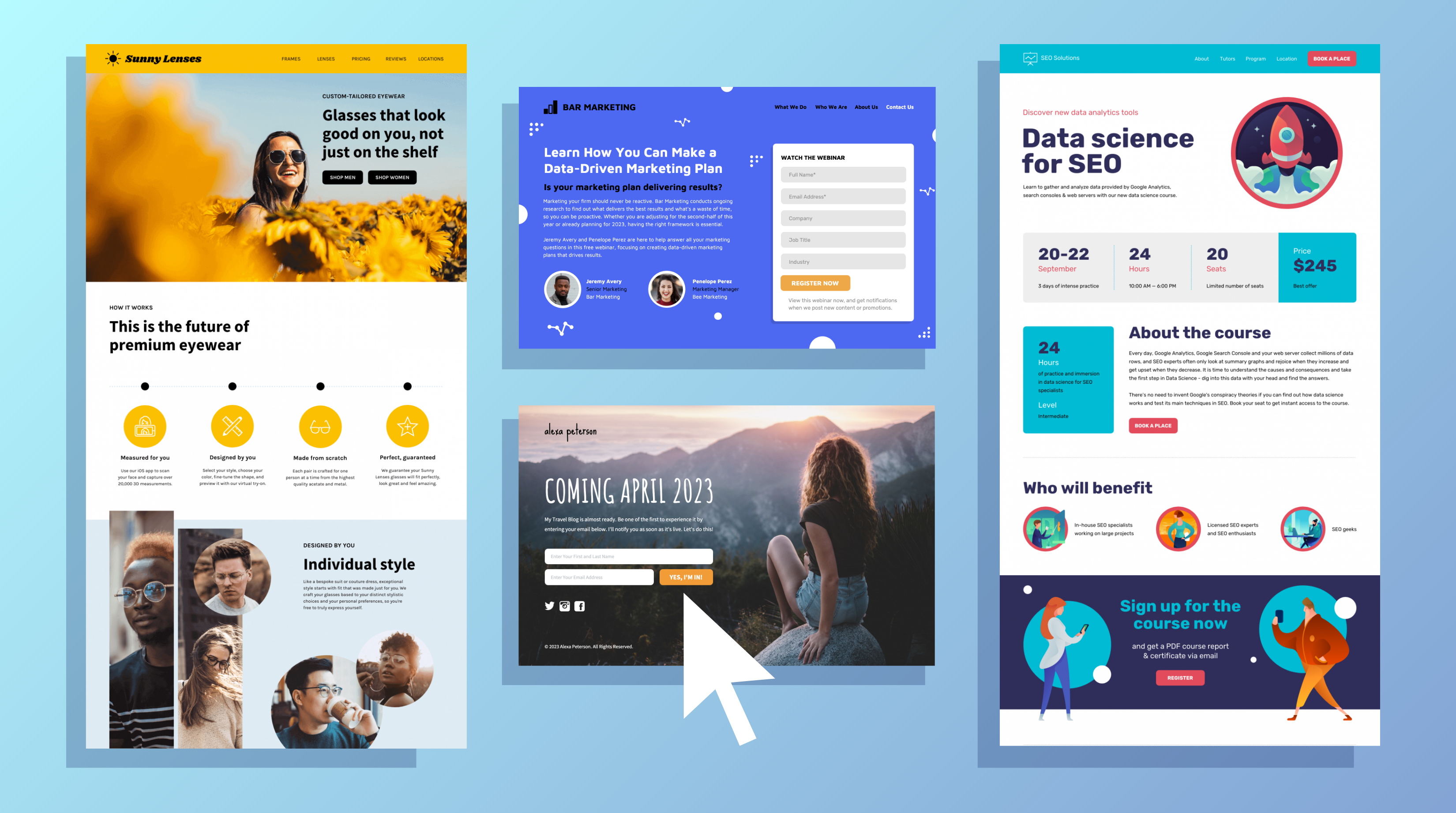 Landing Page - Exemplu